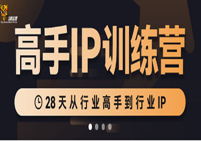 IP社群电商-高手IP训练营01期虎哥28天从行业高手到行业IP价值2999元