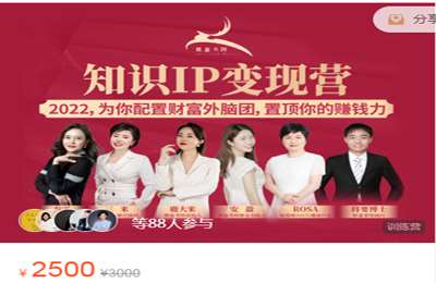 鹿盈盈-安盈知识IP变现实操营第17期 价值2500