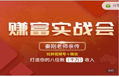 秦刚赚富商学院-赚富会员实战案例拆解