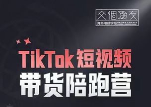 交个朋友海外学院-TikTok短视频带货陪跑营