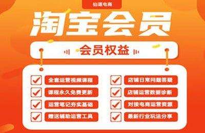 仙道电商-2023淘宝运营系列课