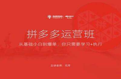 指创电商-元方2023拼多多运营班