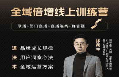 网红校长（101名师工厂）-全域倍增线上训练营 道法术-暂时只有一课，官方更新我就更新