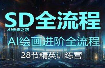 玩赚新媒-SD AI 绘画全流程进阶课