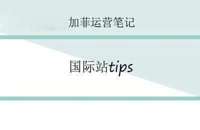 加菲运营-国际站加菲运营笔记