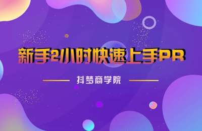 抖梦商学院-新手2小时快速上手pr全套教程