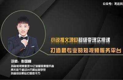 龙达抖英-小说推文日入300+玩法深度实操课（含授权）