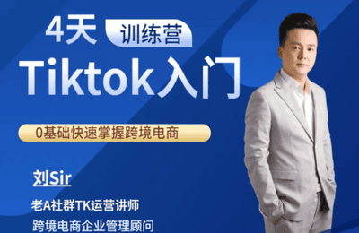 刘Sir商业-海外抖音Tiktok入门4天训练营