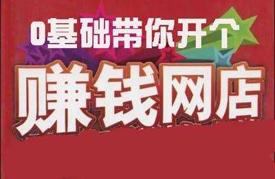 抖商赚钱秘籍-0基础，带你开个赚钱网店