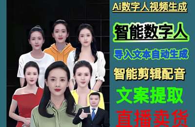 汇来富文化传媒-伍老师Ai数字人快速剪辑制作以及变现视频课