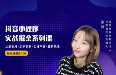 烈猫微课-抖音小程序实战掘金系列课 (变现项目)