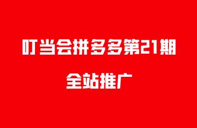 叮当会拼多多第21期-全站推广