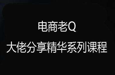 电商老Q-大佬分享精华系列课程（采集课不保证课程质量和完整性）
