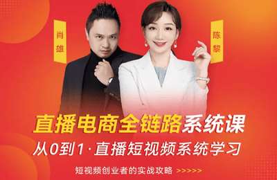 红顶创想-直播电商全链路系统课