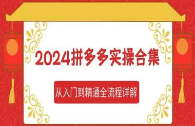 阿金电商-2024多多实战玩法合集 （0-1全流程详解）照葫芦画瓢（采集课不保证课程质量和完整性）