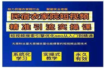 民宿校长-民宿短视频seo搜索