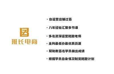 班长电商-2024年陪跑辅助课程