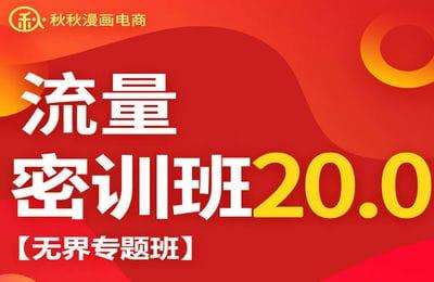 秋秋漫画电商-流量密训班20.0无界专题班(采集课不保证课程质量和完整性)