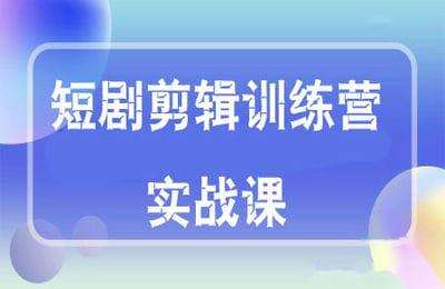 龙行短剧-短剧剪辑训练营+实战课