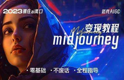 AIGC实战-抓住ai风口-零基础不废话教你用midjourney变现教程（全程指导）