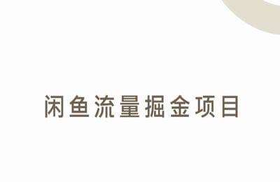 林校长电商-闲鱼流量掘金【9节课】