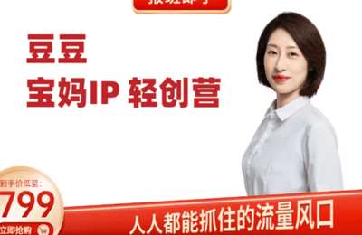 豆豆-宝妈IP轻创营第三期