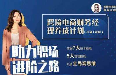 多米跨境财税-跨境电商财务入门+进阶【3章38节课】