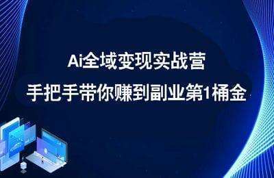 （20240817）Ai全域变现实战营，手把手带你赚到副业第1桶金【31节】
