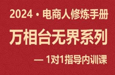 照顾酱-2024淘宝推广内训课：万相台无界【27节】