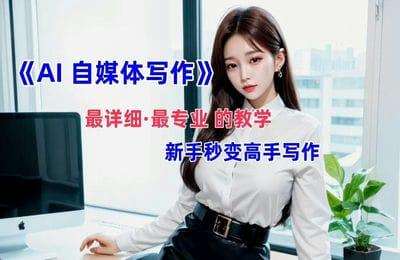 全网最全最细最专业的“AI自媒体写作”教学，新手小白秒变写作高手【34节】