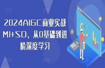 （20240902）AIGC商业实战MJ+SD，从0基础到进阶深度学习【26节】