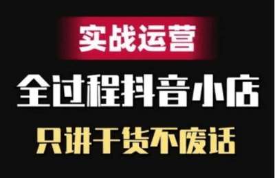 （20241011）抖音小店精细化实战运营，只讲干货不废话【24节课】