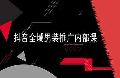 （20241203）抖音全域男装推广内部课【4节课】