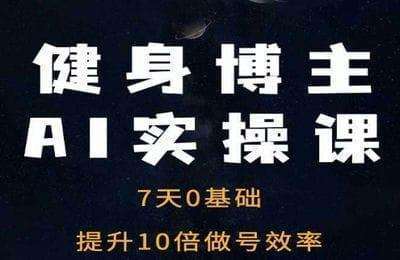 健身人的AI实战课，7天从0到1提升效率，快速入门AI，掌握爆款内容【14节课】