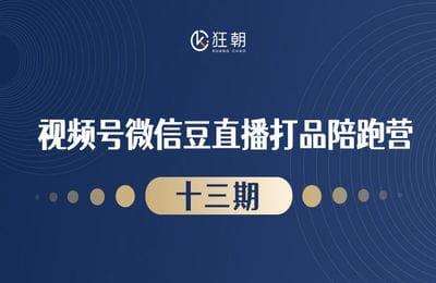 盗坤社群-第13期：视频号微信豆直播打品陪跑营【25节课】