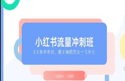 （20250119）小红书流量冲刺班2025，最懂小红书的女人，快速教你2025年入局小红书【3节课】