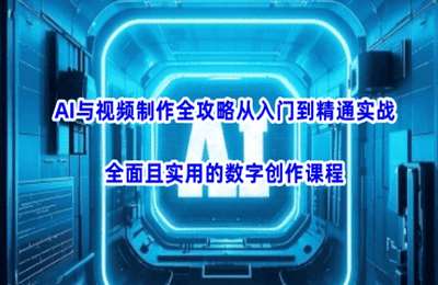 （20250304）AI与视频制作全攻略从入门到精通实战，全面且实用的数字创作课程【102节课+资料】