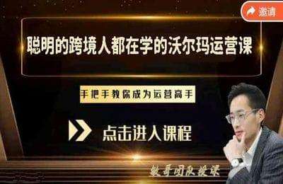 敏哥跨境记-狼啸会：聪明的跨境人都在学的沃尔玛运营课【41节课】