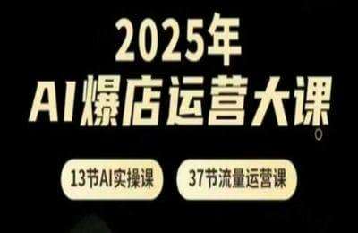（20250501）宋美丽：2025年AI爆店运营大课【6章58节课】