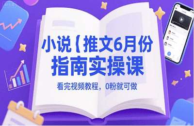 洪哥共创-（20250604）道门：小说推文6月份指南实操课，看完视频教程，0粉就可做【1节课】