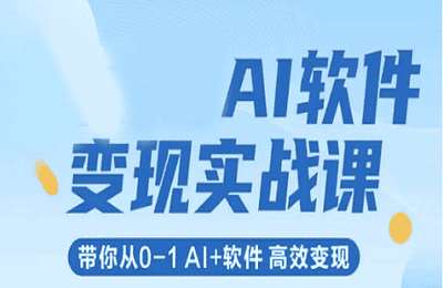 （20250610）AI软件变现实战课，带你从0-1 Al 软件 高效变现-纯图文