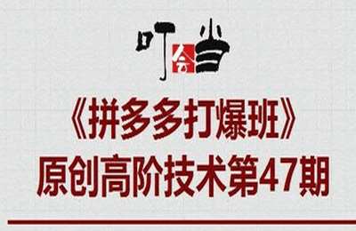 叮当会拼多多第47期-拼多多起爆链【15节】