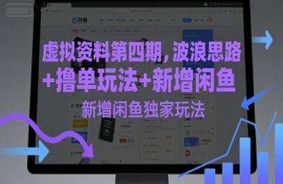 绅白不白-（20250608）虚拟资料（第04期），波浪思路 撸单玩法，新增闲鱼独家玩法【5节】