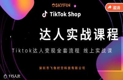 飞鱼跨境01-TikTok达人实战课【17节】