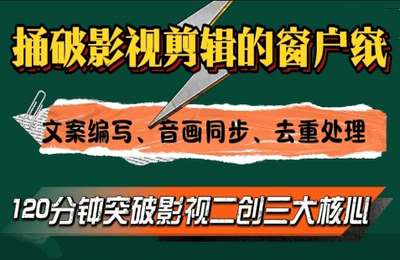小熊笔记01-捅破影视剪辑的窗户纸+影视剪辑解说+短剧二创实操【3章29节】