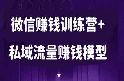 秦志强02-微信赚钱训练营+私域流量赚钱模型+变现+SEO赚钱和提现课程【7章31节】