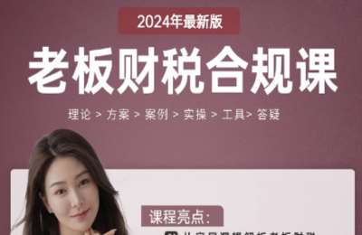 雨辰学长03-（2024版）老板财税合规课【5章41节】