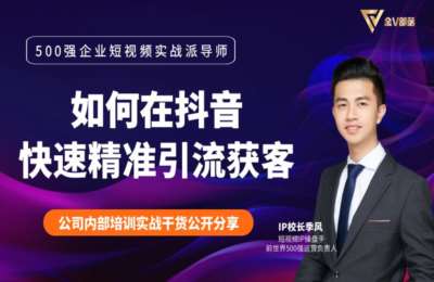 IP增长有术01-如何在抖音快速精准引流获客+视频号新手起号流量运营增长秘籍【2章16节】