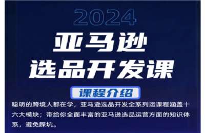 日昇云联01-亚马逊线上选品课程【9节】