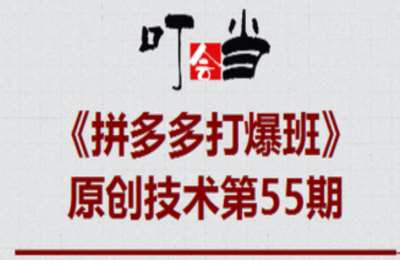 叮当会55期拼多多：拼多多高价铺链接